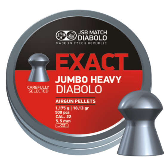 JSB Exact Jumbo Heavy .22 Cal, 18.13 Grains